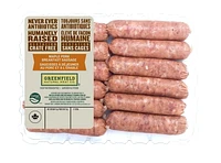 Saucisse déjeuner de porc à l'érable Greenfield élevé sans antibiotiques