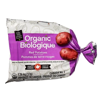 Your Fresh Market Organic Red Potatoes, 3 lb / 1.36 kg