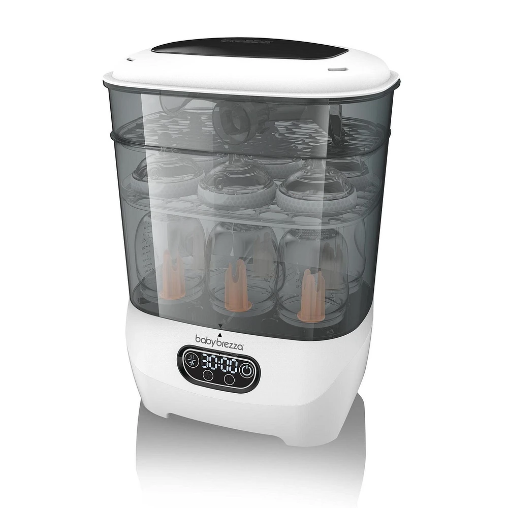 Baby Brezza One Step Baby Bottle Sterilizer And Dryer Advanced - White, 4 in 1 functionality