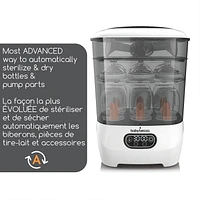 Baby Brezza One Step Baby Bottle Sterilizer And Dryer Advanced - White, 4 in 1 functionality