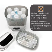 Baby Brezza One Step Baby Bottle Sterilizer And Dryer Advanced - White, 4 in 1 functionality