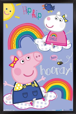 Peppa Pig - Hooray Wall Poster, 22.375" x 34"