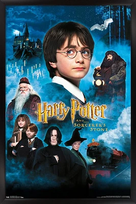 Harry Potter and the Sorcerer's Stone - Candles One Sheet Wall Poster, 22.375" x 34" Framed