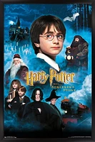 Harry Potter and the Sorcerer's Stone - Candles One Sheet Wall Poster, 22.375" x 34" Framed