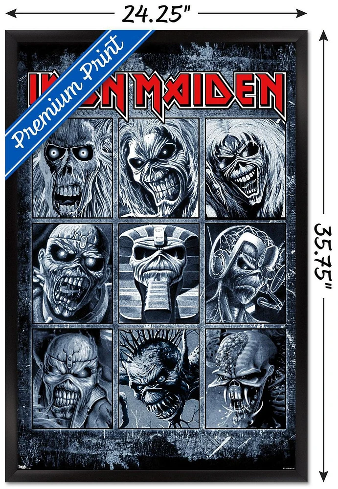 Iron Maiden - Grid Wall Poster