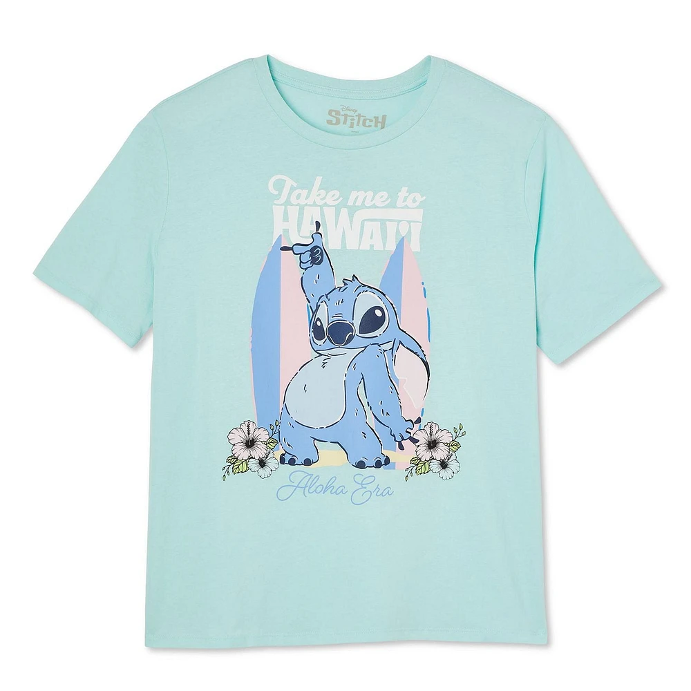 T-shirt Stitch Disney Plus pour femmes Tailles 1X-4X