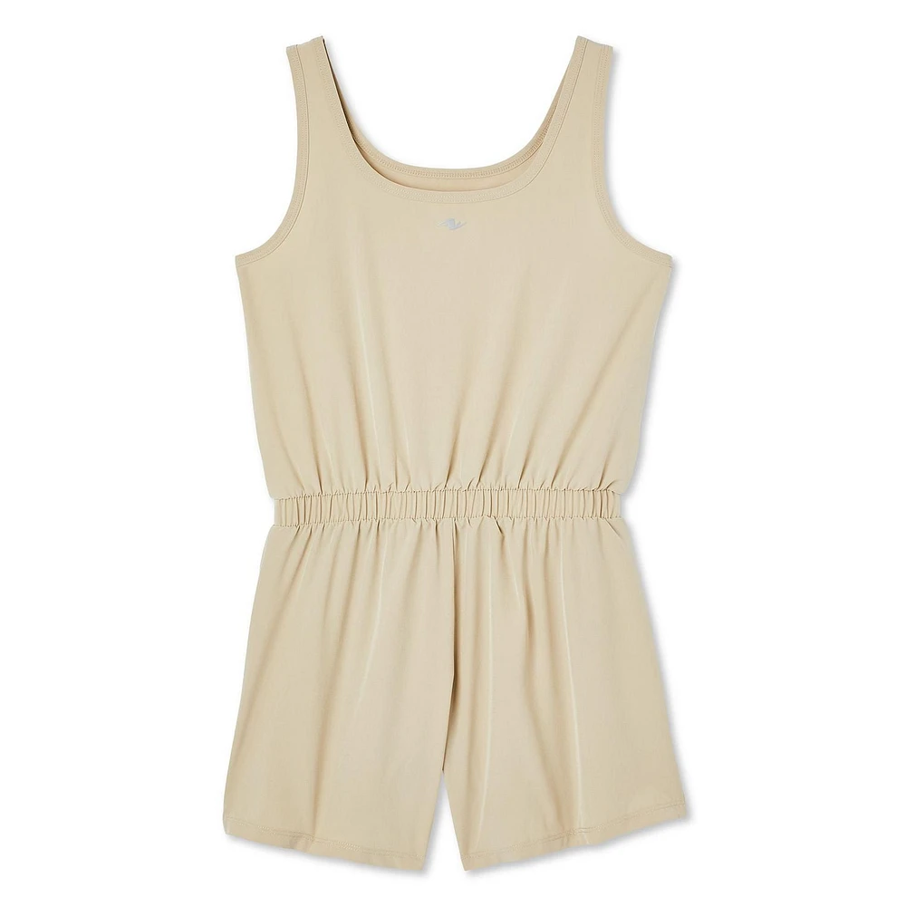 Athletic Works Girls' Active Romper, Sizes XS-XL