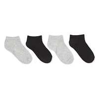 George Boys' Low-Cut Socks 4-Pack Sizes 11/2-3/9