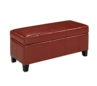 Ambar Storage Ottoman, Red