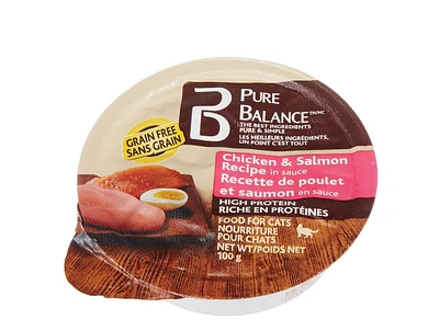 Pure Balance Chicken & Salmon Recipe in Sauce Wet CAT Food