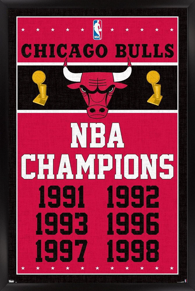 NBA Chicago Bulls - Champions 13 Wall Poster