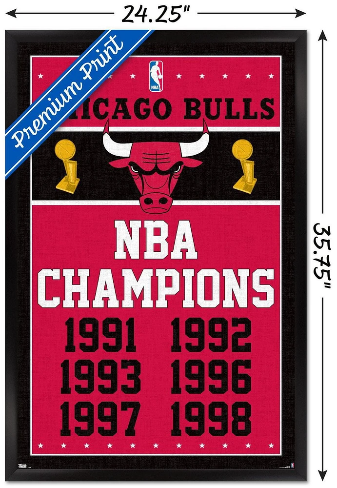 NBA Chicago Bulls - Champions 13 Wall Poster