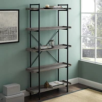 Manor Park 8 Shelf Industrial Bookcase and Storage Shelf