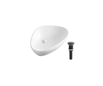 DROP Bath and Kitchen DR091354 Bathroom Vessel Sink Set