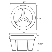 18.25-in. W CSA Oval Bathroom Undermount Sink Set In White - Black Hardware AI-20510