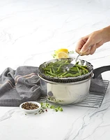 MAINSTAYS™ Steamer Basket, Stainless Steel, Collapsible Design Fully Expands, Easy to Assemble, Steamer basket dishwasher safe