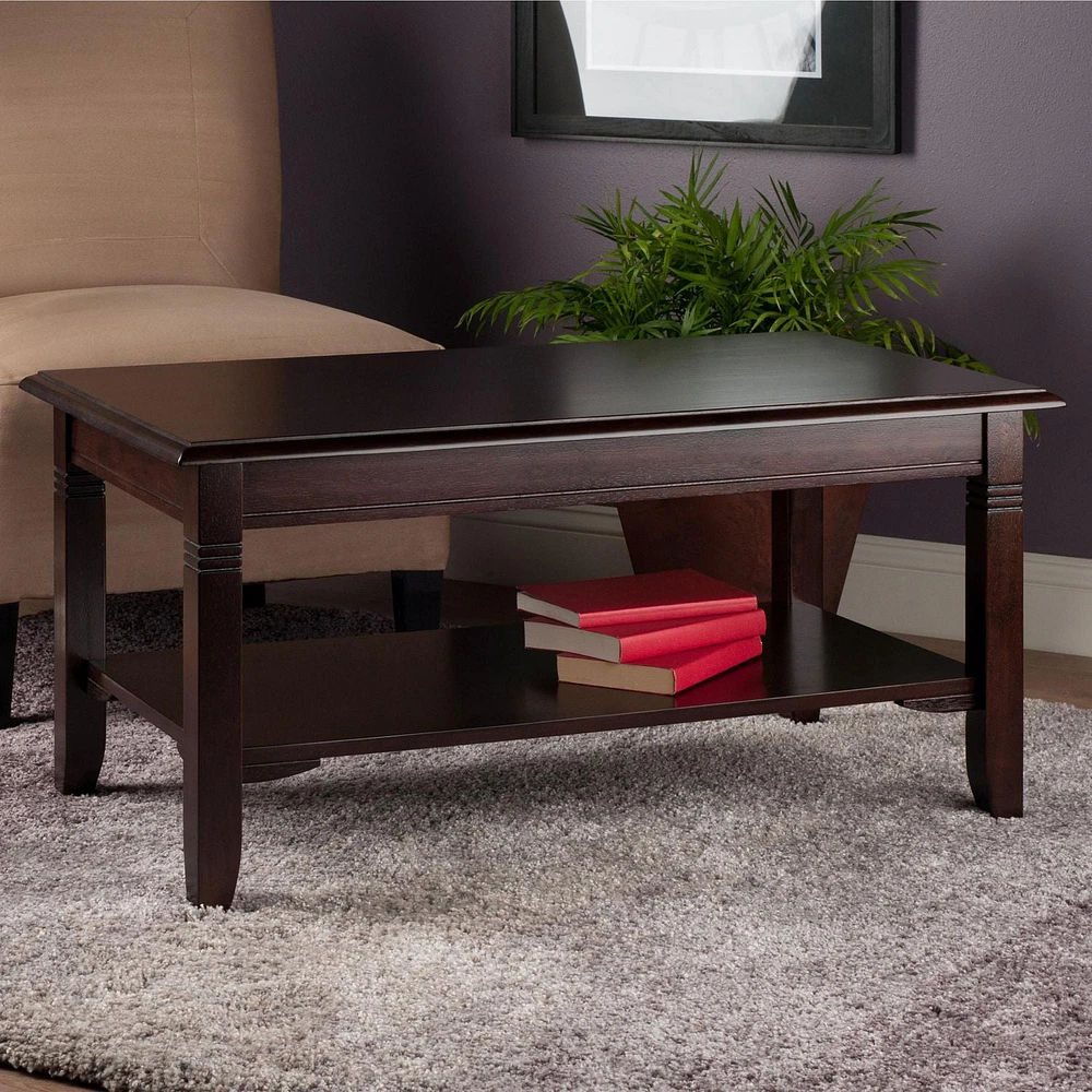 Nolan Coffee Table in Cappuccino Finish - 40237