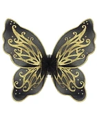 Halloween Adult Black&Gold Wings Dress Up Accessory