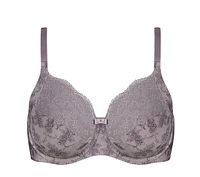 WonderBra Plus Printed Full Support Underwire Lace Top Cup Bra, Size 40C - 44DD