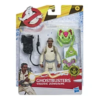 Ghostbusters Fright Features Winston Zeddemore Figure with Interactive Slimer Figure and Accessory, Kids Ages 4 and Up