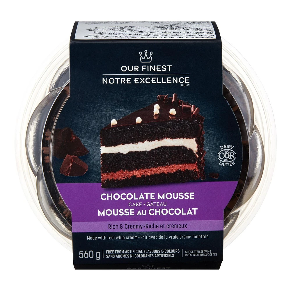 Gâteau mousse au chocolat Notre Excellence