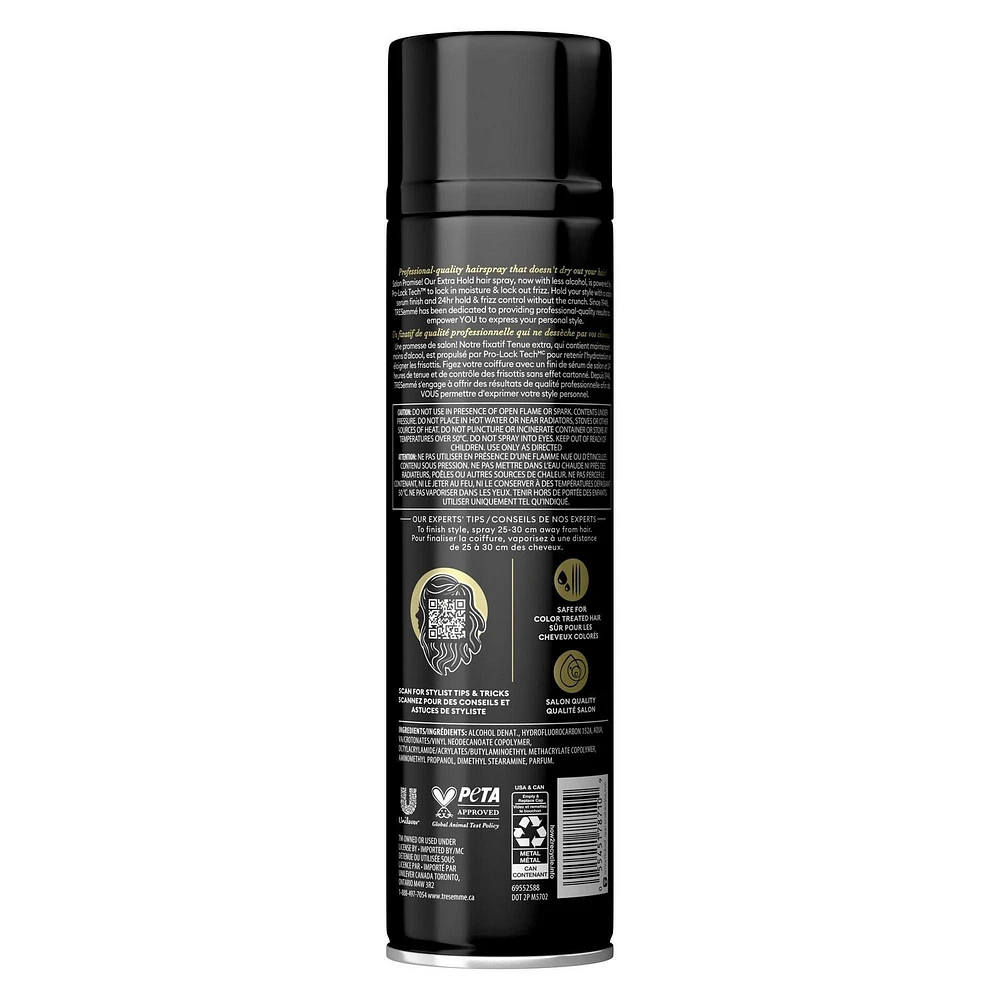 TRESemmé for 24-hour frizz control Extra Hold Hairspray, 311 g Hairspray