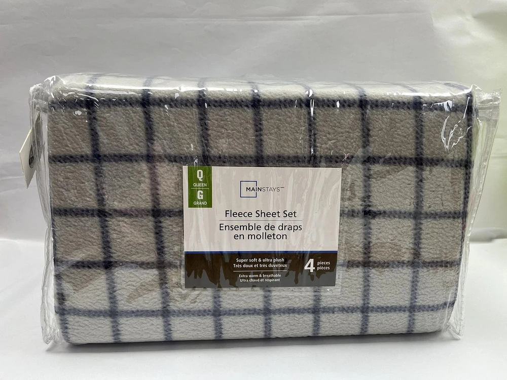 Fleece sheet set, Soft hand