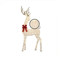 Holiday Time 60" Lighted Glittering Thread Buck, with 120 LED Lights