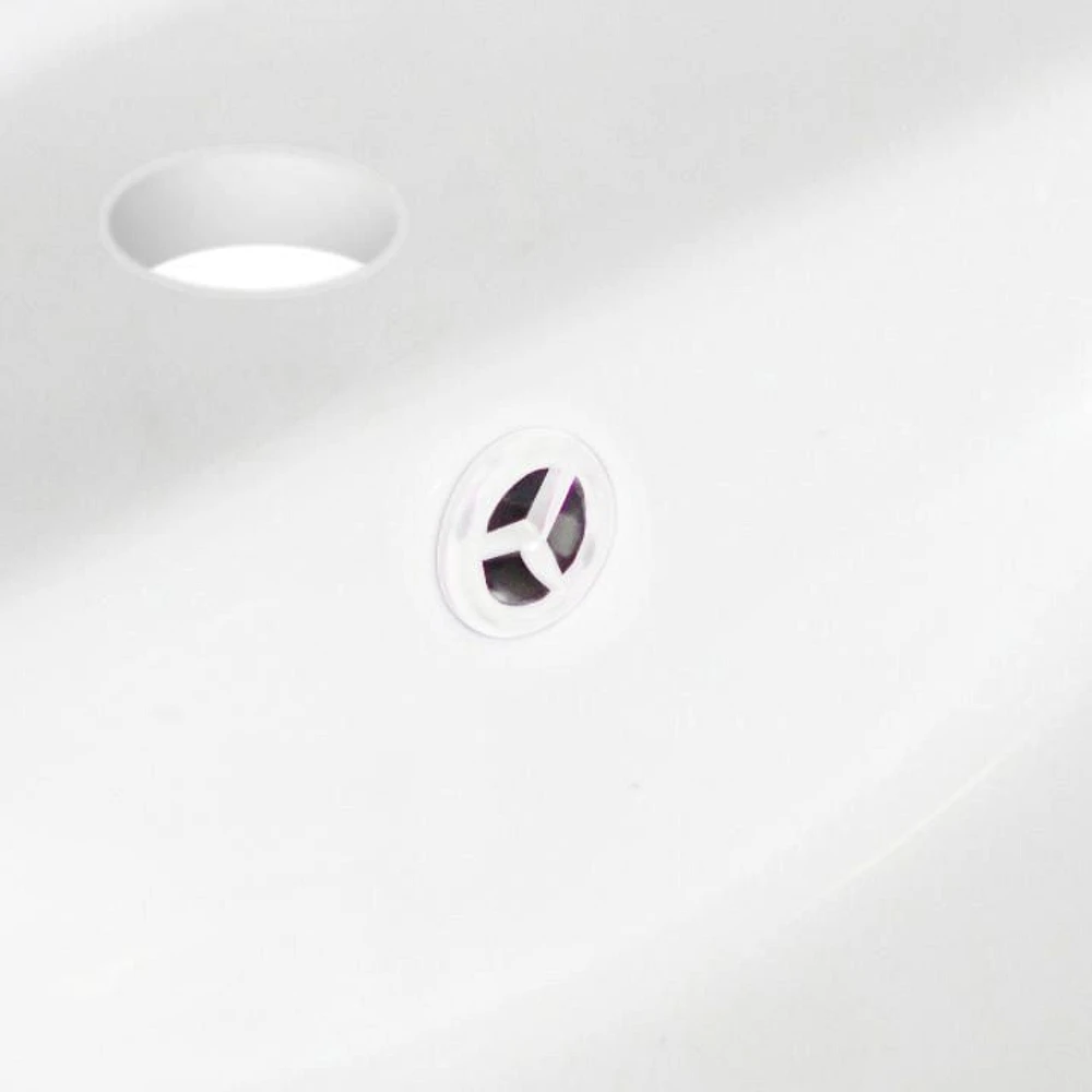 19.75-in. W Oval Bathroom Undermount Sink Set In Biscuit - White Hardware AI-20399