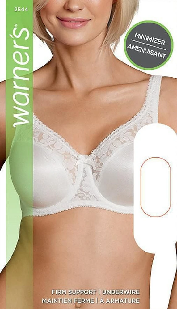 Soutien-gorge Warner's à support ferme avec armature Tailles 36C à 40DD