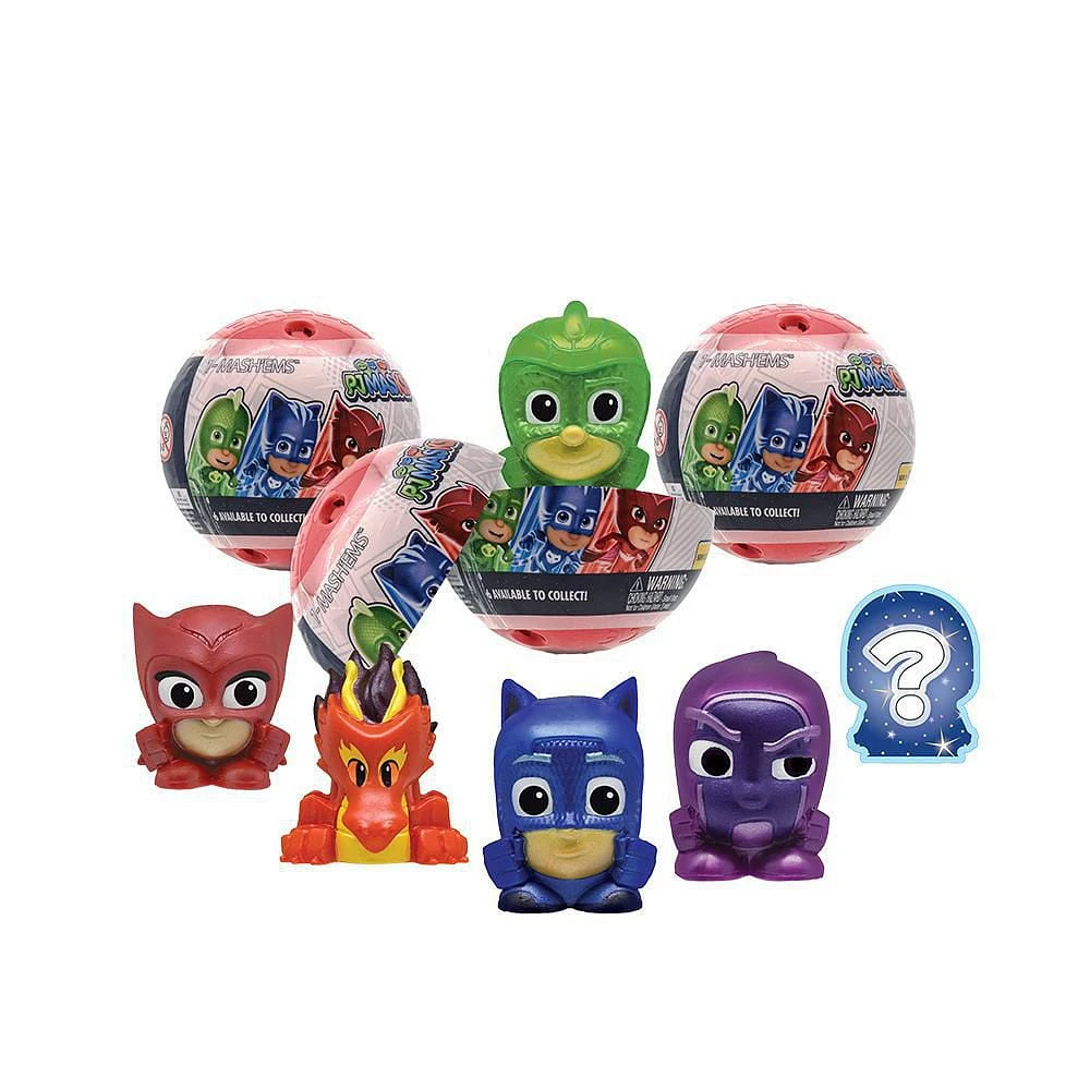 Mash'ems PJ Masks Mystery Mountain - Squishy Surprise Characters - Collect All 6 - Series 5