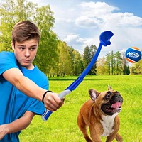 NERF Dog Deluxe AirStrike Thrower Dog Toy Medium, Compatible with 2.5" balls