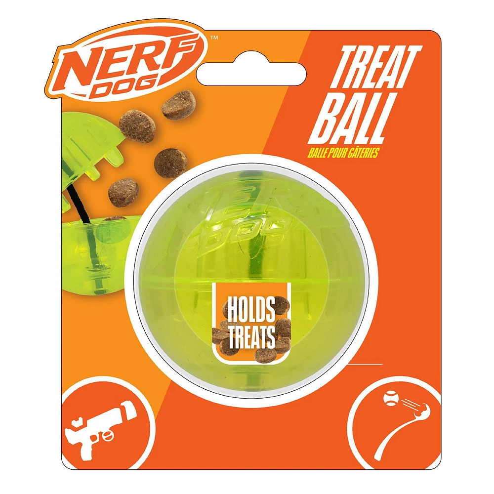 NERF Dog TPR Bungee Treat Ball Dog Toy 2.5in, 2.5in / 6cm