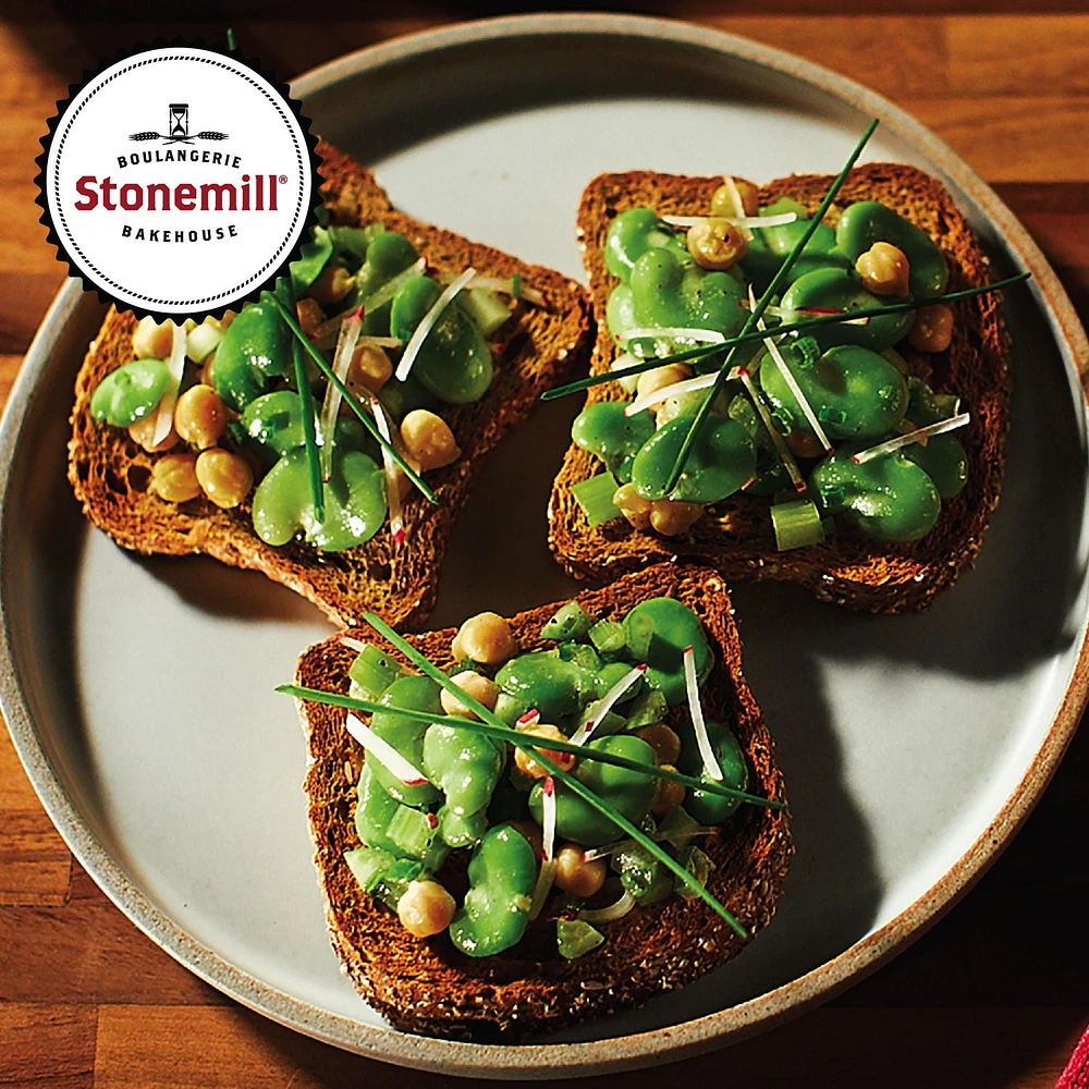 Stonemill® Honest Wellness Sprouted Rye & 12 Grains Sliced Bread, 454 g