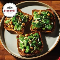 Stonemill® Honest Wellness Sprouted Rye & 12 Grains Sliced Bread, 454 g