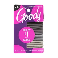 Goody Hair Elastics Ouchless No-Metal - 24Ct, Goody Elastics.