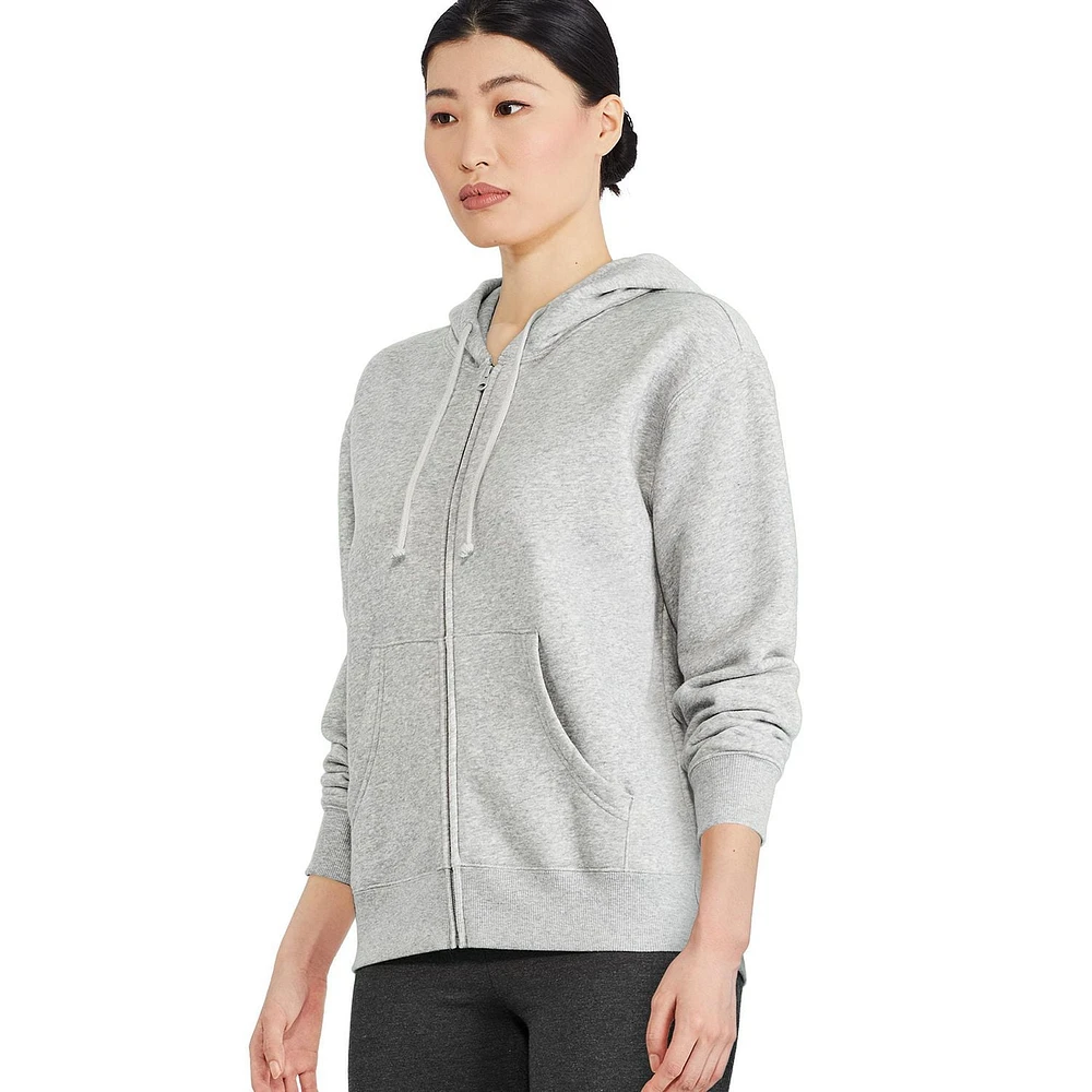 Haut à capuchon de base zippé George pour femmes Tailles TP-TTG