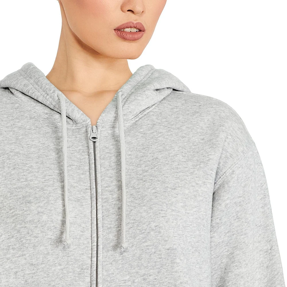 Haut à capuchon de base zippé George pour femmes Tailles TP-TTG