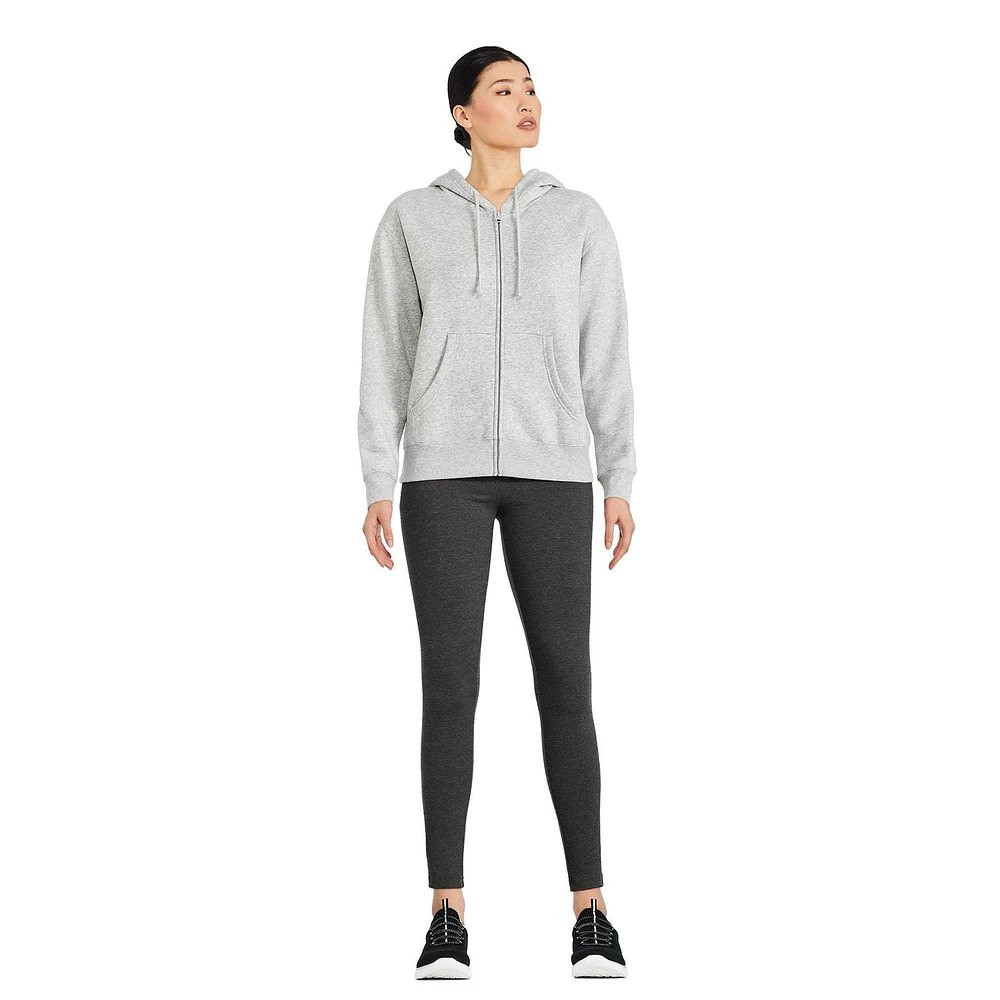 Haut à capuchon de base zippé George pour femmes Tailles TP-TTG