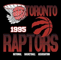 Sweat à capuche noir NBA Toronto Raptors 1995