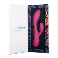 plusOne dual vibrating massager, double the pleasure