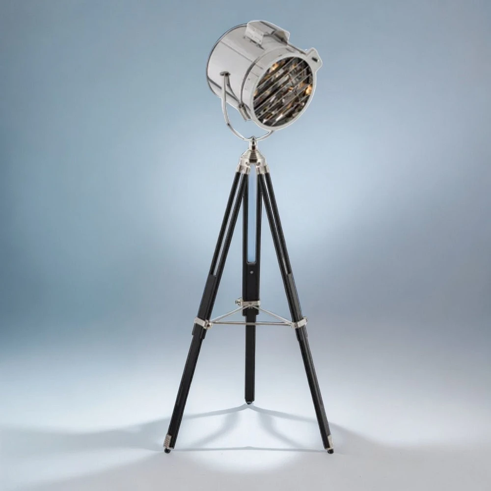 MAICEE FLOOR LAMP IN CHROME