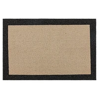 Hometrends Borderwell Polyester Accent Rug, Grey, 30" x 45"