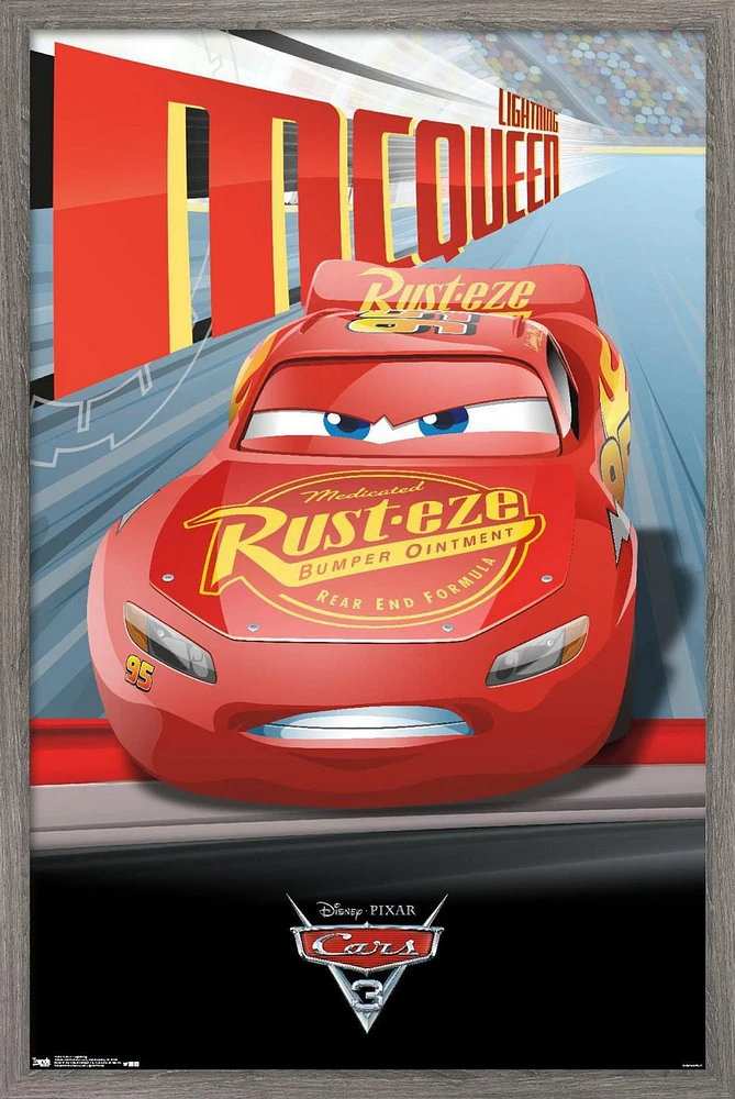 Disney Pixar Cars 3 - Lightning Wall Poster