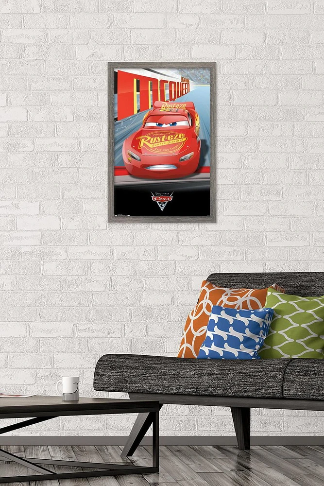 Disney Pixar Cars 3 - Lightning Wall Poster