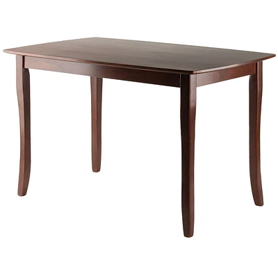 Winsome Wood Inglewood Dining Table in Walnut Finish