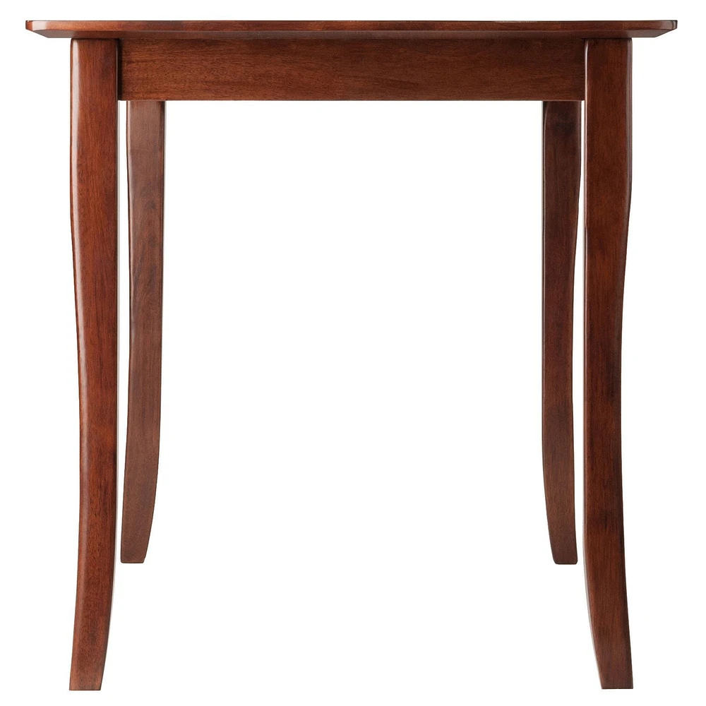 Winsome Wood Inglewood Dining Table in Walnut Finish