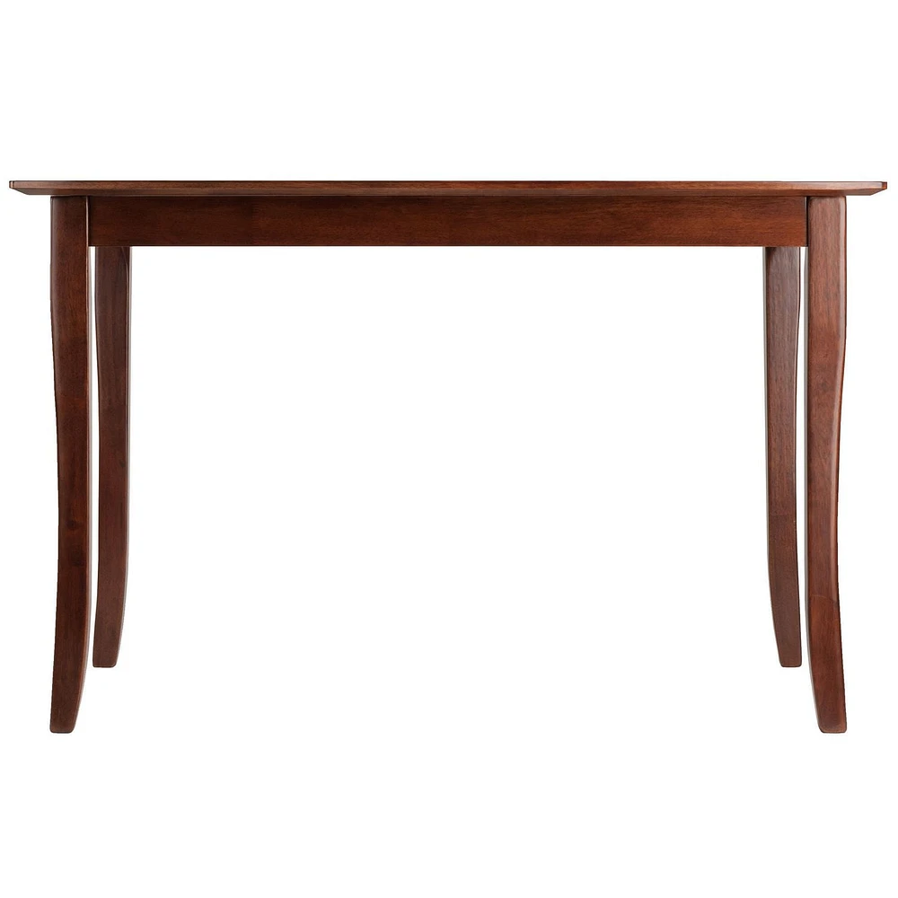 Winsome Wood Inglewood Dining Table in Walnut Finish