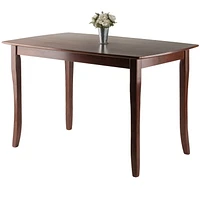 Winsome Wood Inglewood Dining Table in Walnut Finish