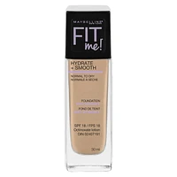 Maybelline New York Fit Me®, Hydrate + Smooth Liquid Foundation, 30 ML, 1 fl oz